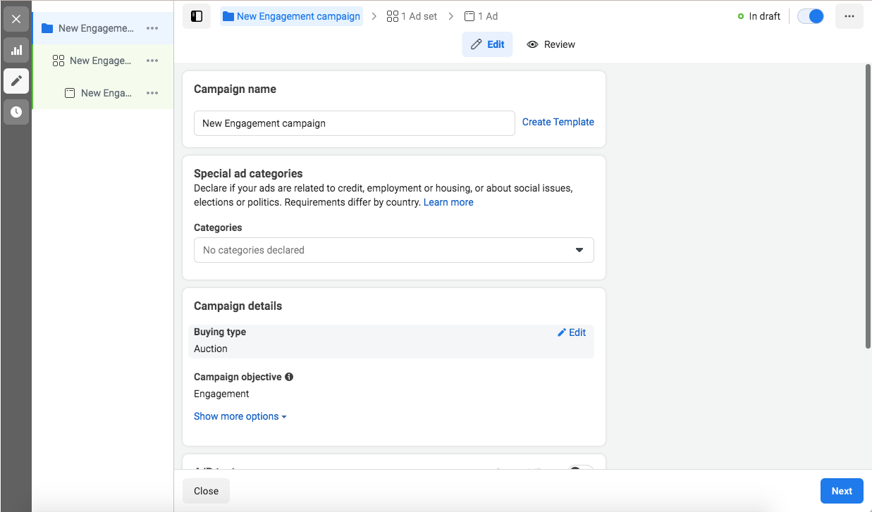 Meta ad manager - Step 3